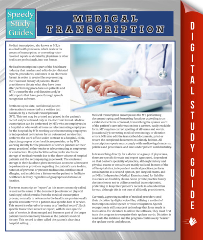 Medical Transcription (Speedy Study Guide)