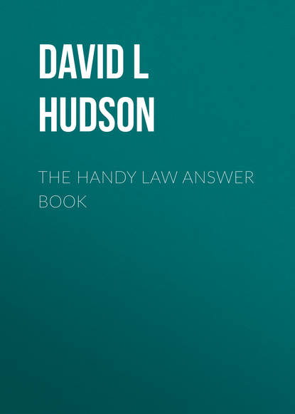 The Handy Law Answer Book