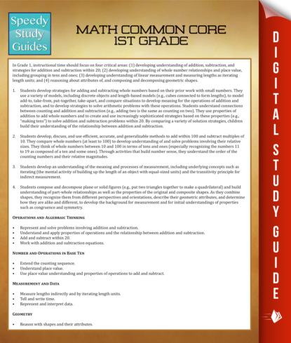 Math Common Core 1St Grade
