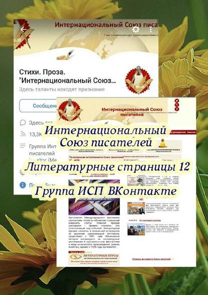Литературные страницы – 12. Группа ИСП ВКонтакте