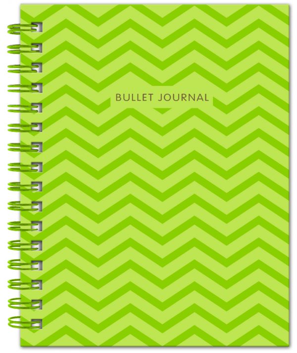 Книга для записей Bullet Journal, 60 листов, зеленая