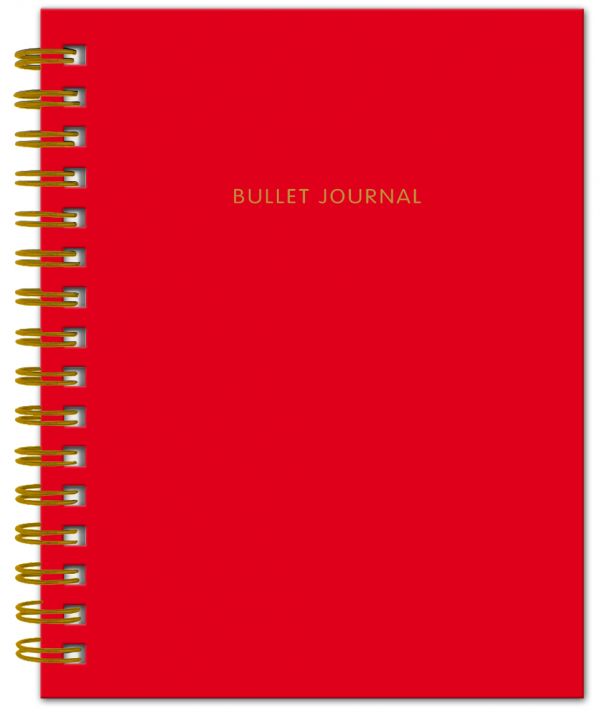 Блокнот Bullet Journal, 60 листов, красный