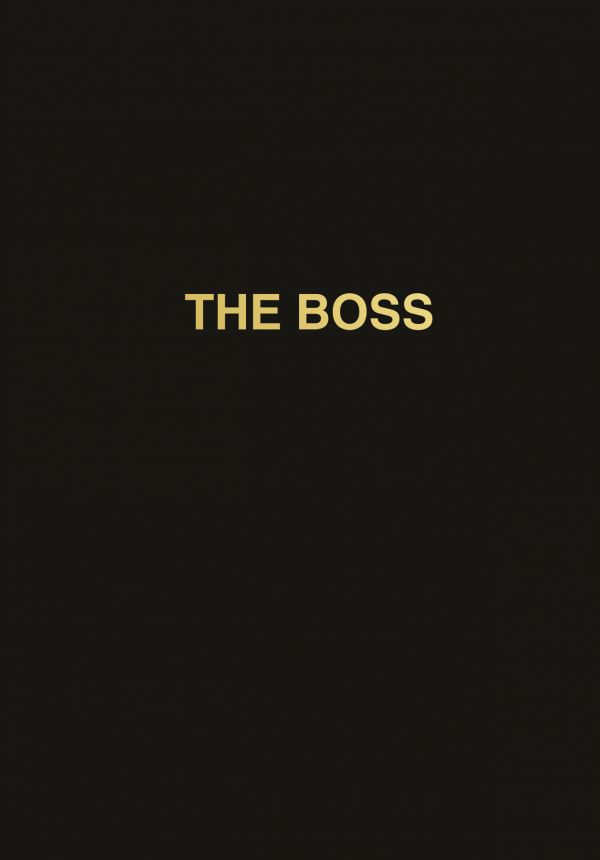 Ежедневник The boss (черный). А5, твердый переплет, золотая матовая фольга, 224 стр.